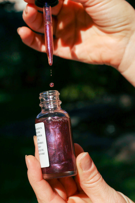 Sun Spell Shimmer St. John’s Wort Infused Body Oil