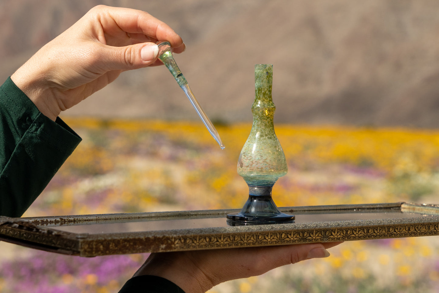 DragonšEssence: Glass Blown Perfume Bottle