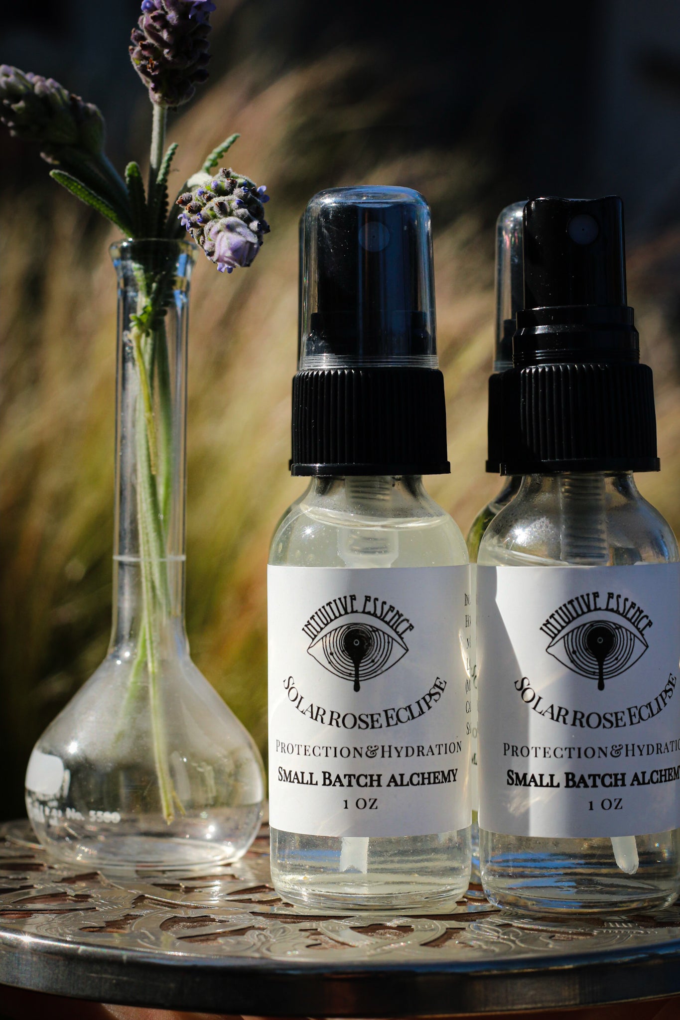 Solar Rose Eclipse ~ Lavender, Rose, California Sage Hydrsol