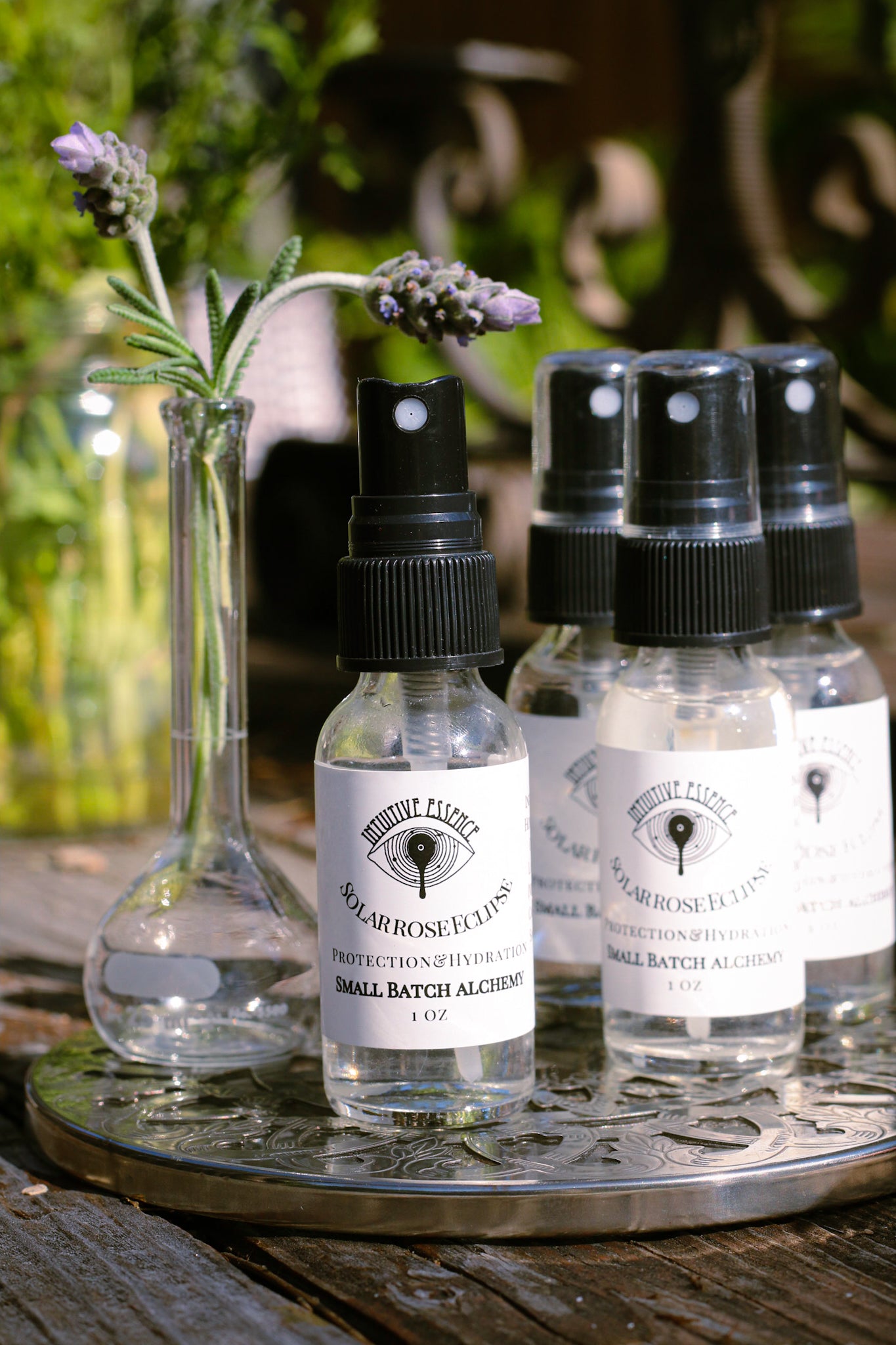 Solar Rose Eclipse ~ Lavender, Rose, California Sage Hydrsol