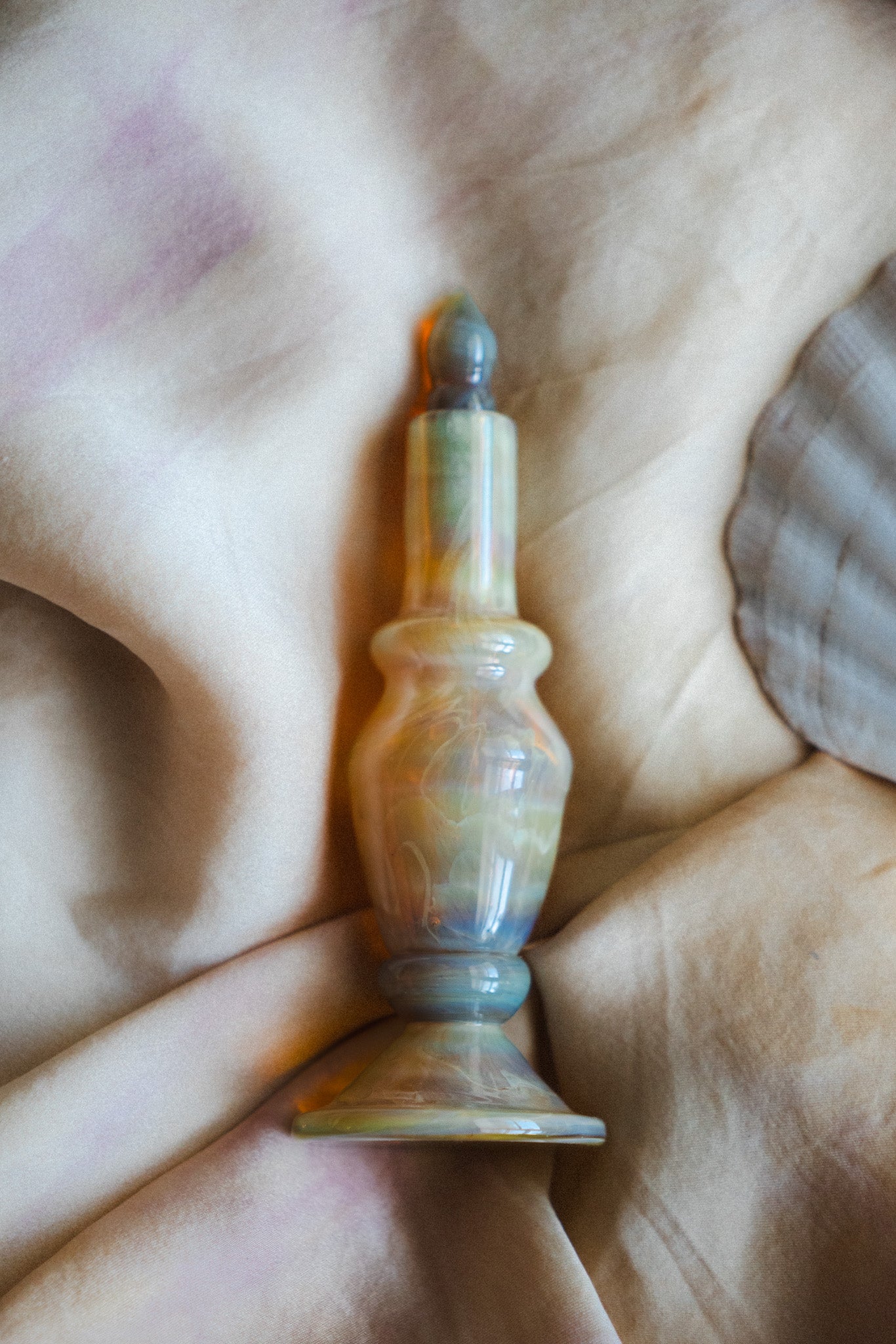 Mermaid of the Milky Way: Glass blown Perfume Bottle