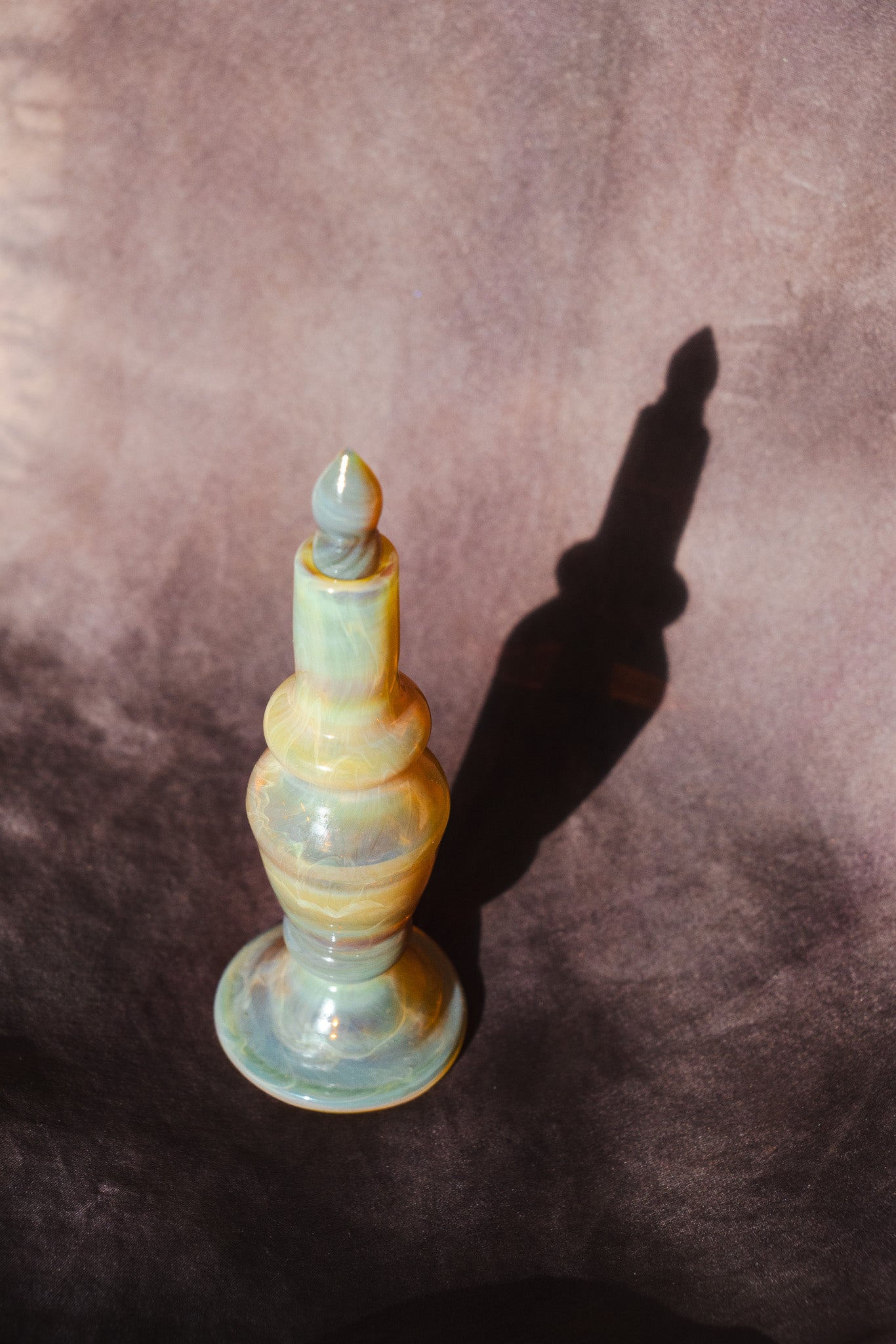 Mermaid of the Milky Way: Glass blown Perfume Bottle