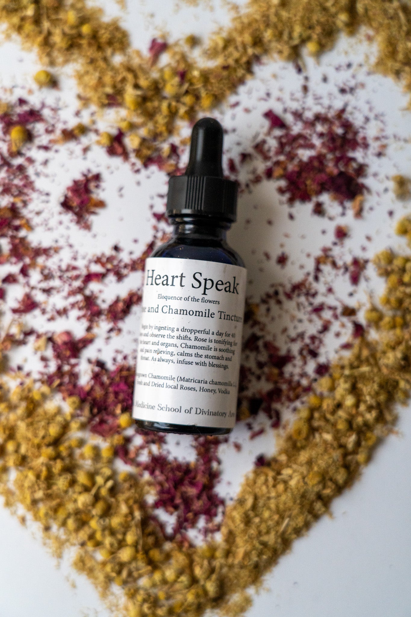 Heart Speak ~ Chamomile Rose Tincture