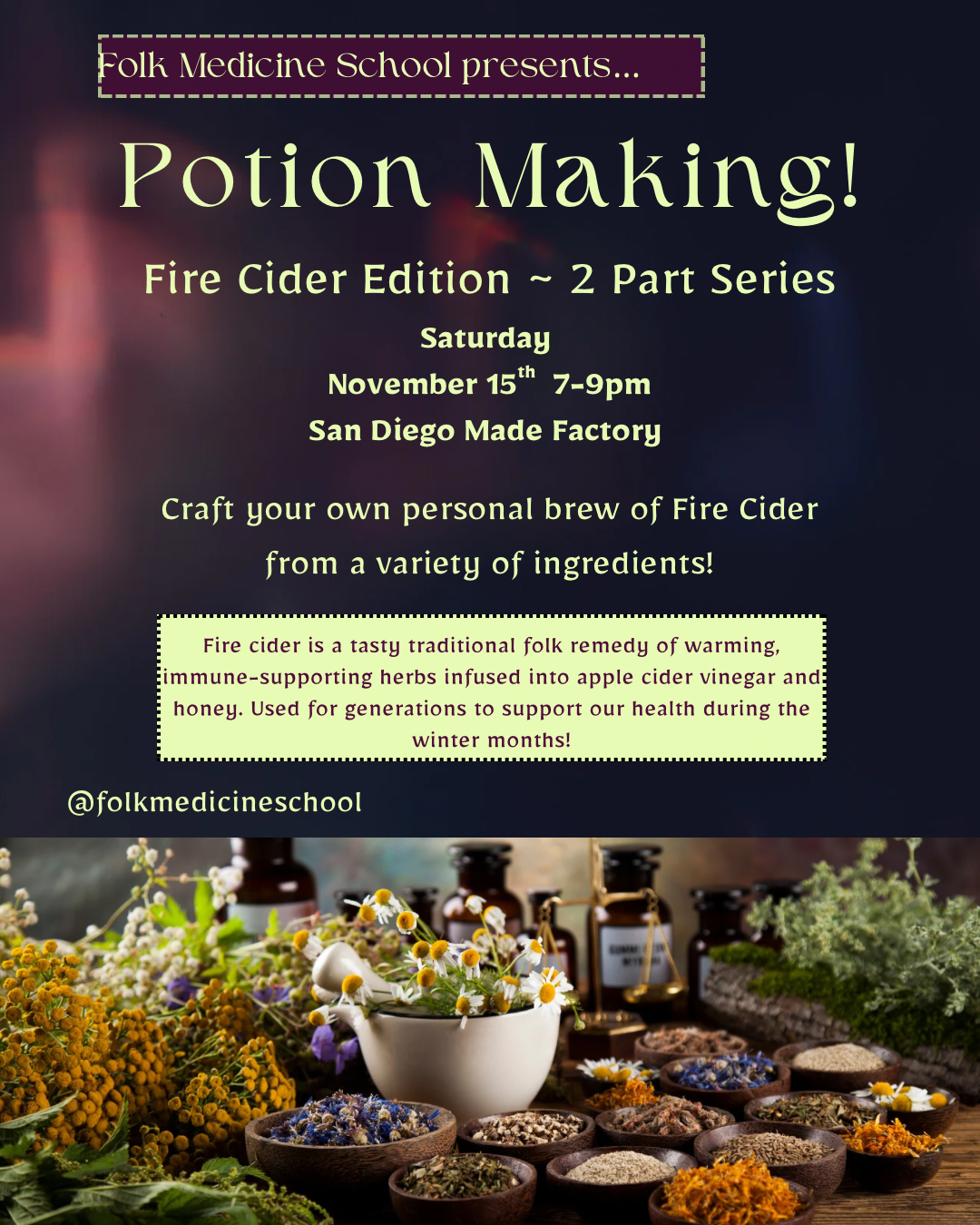 Potion Making ~ Fire Cider Edition