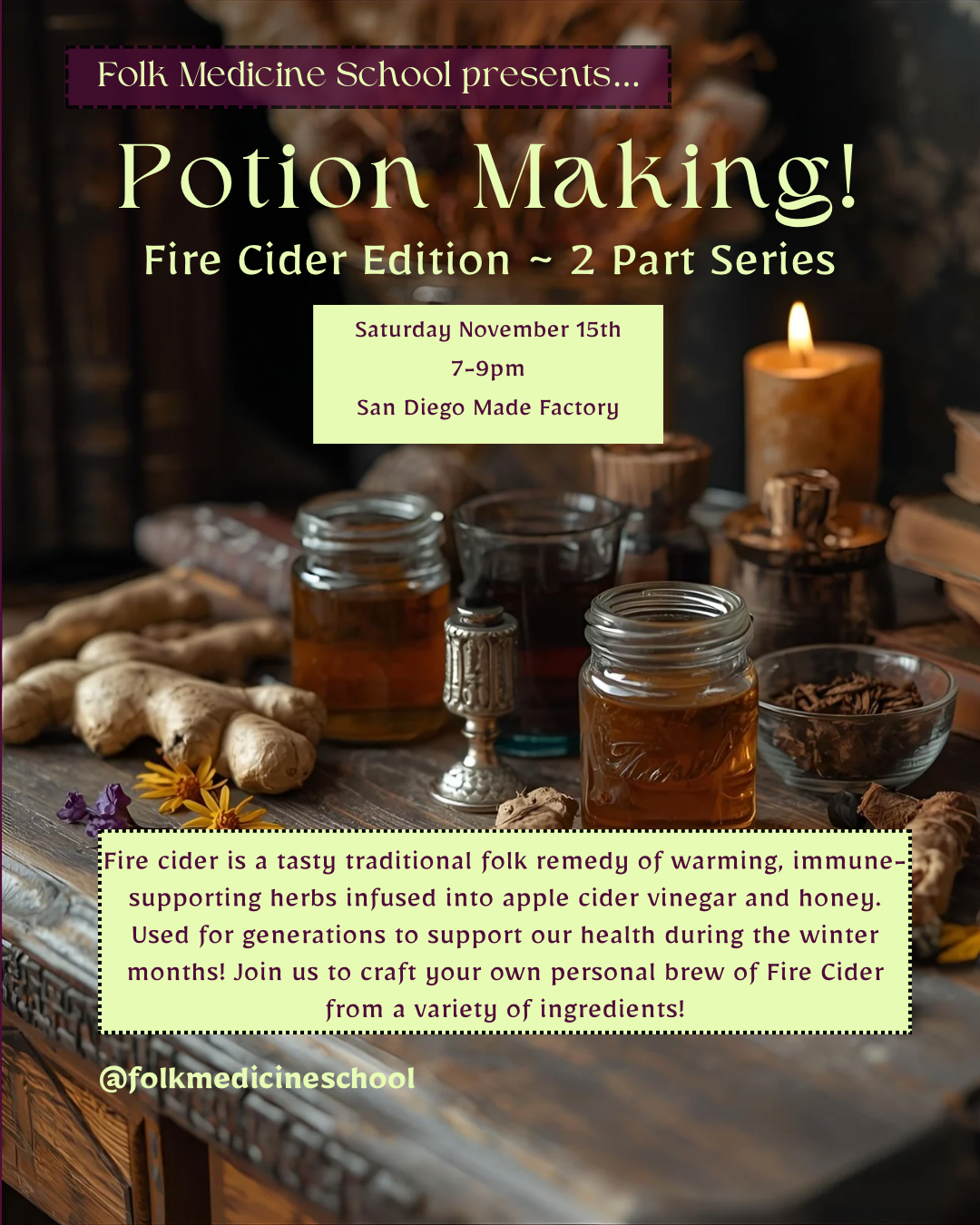Potion Making ~ Fire Cider Edition