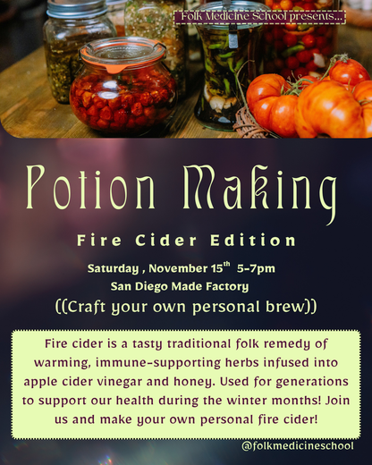 Potion Making ~ Fire Cider Edition