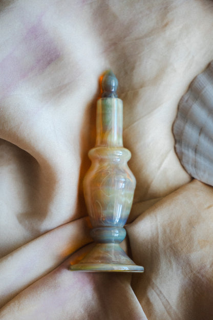 Mermaid of the Milky Way: Glass blown Perfume Bottle